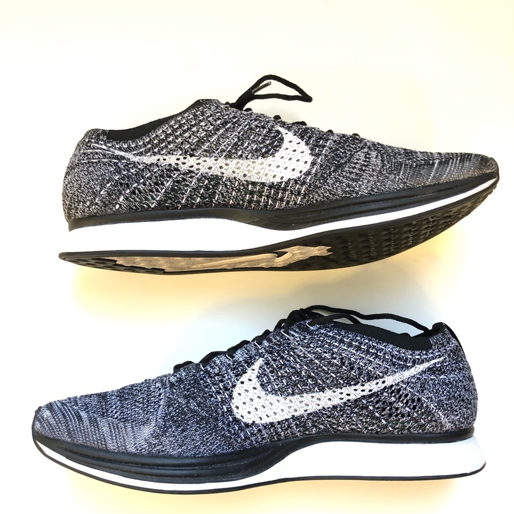 Nike Flyknit Racer "OREO" 2.0 Black/White SZ 11